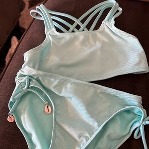Mint girls 2piece swimsuit